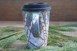 Load image into Gallery viewer, Seconds Sale! Birch Trees and Evergreen Days Handled Travel Mug, 18 oz
