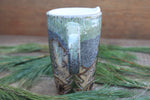 Load image into Gallery viewer, Cabin Forest Nights Carved Handled Carved Travel Mug, 15 oz
