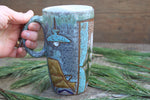 Load image into Gallery viewer, Cozy Cabin with a View Handled Travel Mug, 19 oz
