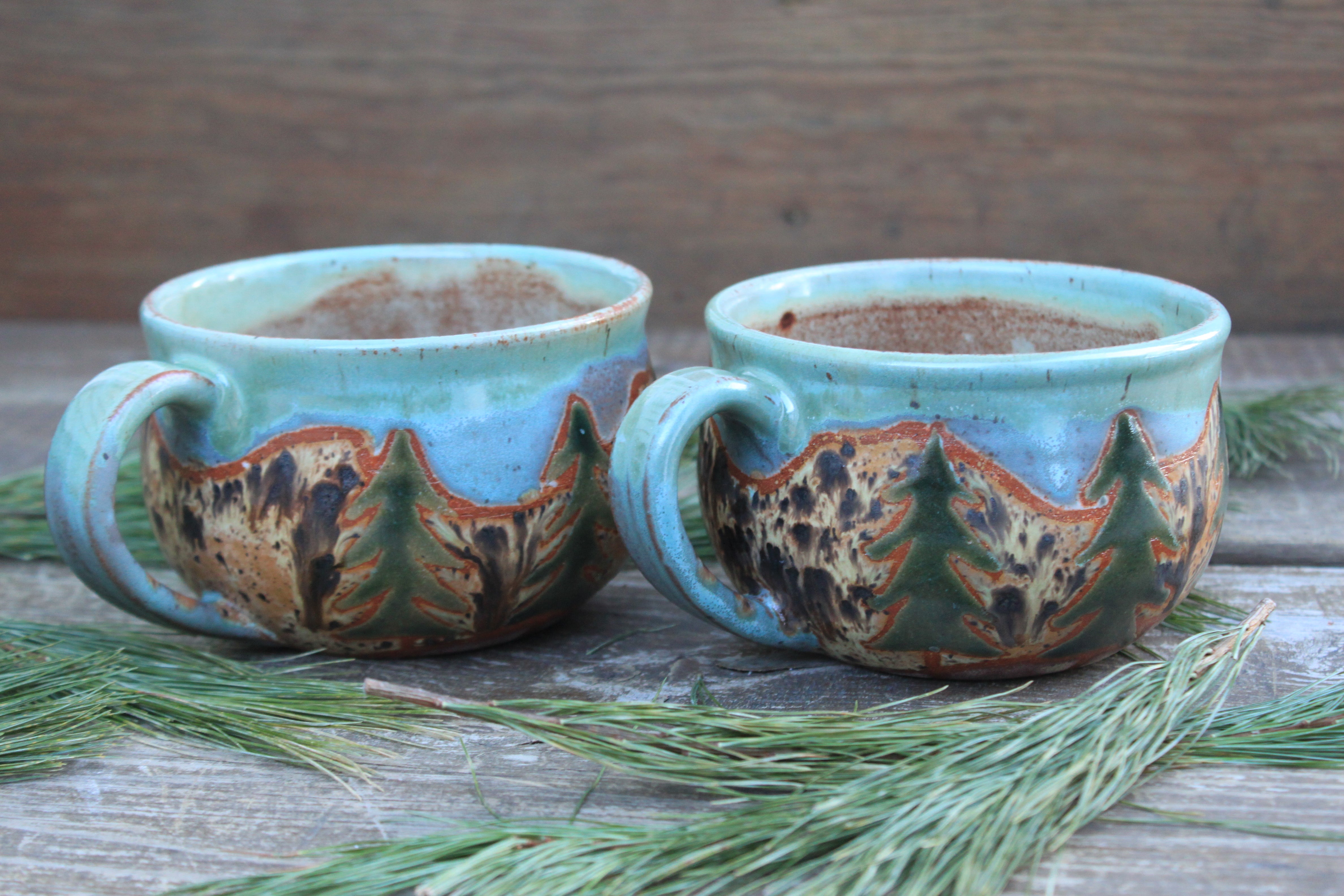 Sunny Sequoia Soup Mugs - sold separately, 22 oz