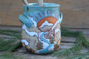Winter in Zion Utensil Jar