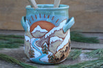 Load image into Gallery viewer, Winter in Zion Utensil Jar
