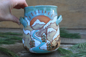 Winter in Zion Utensil Jar
