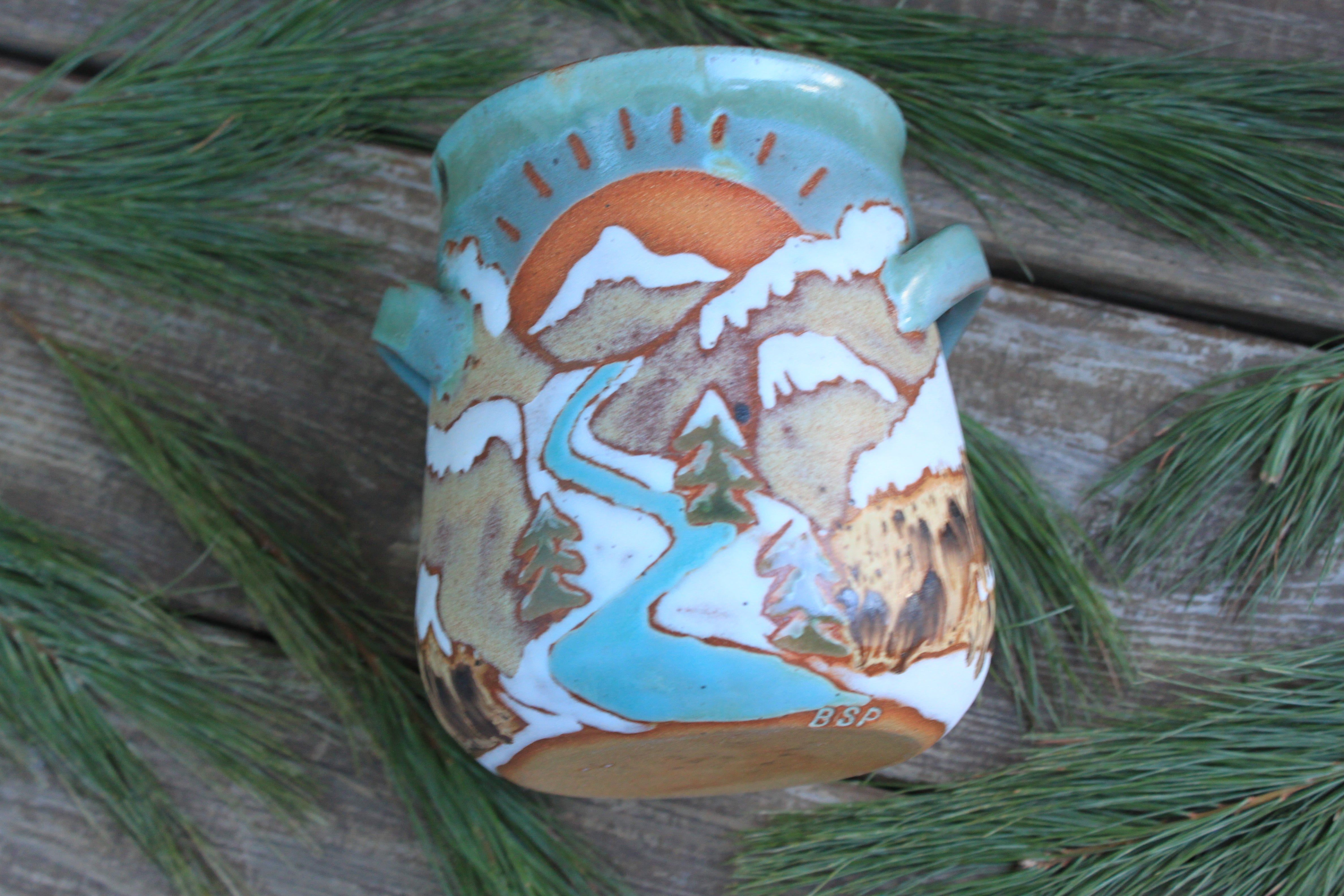 Winter in Zion Utensil Jar
