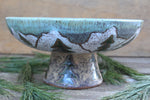 Load image into Gallery viewer, Evergreens and Glacial Lake Days Pedestal Bowl
