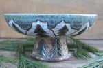 Load image into Gallery viewer, Evergreens and Glacial Lake Days Pedestal Bowl
