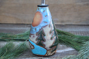 Sequoia Turquoise River Days Olive Oil Cruet, 10 oz