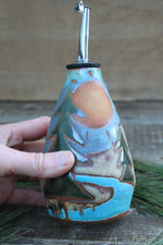 Load image into Gallery viewer, Sequoia Turquoise River Days Olive Oil Cruet, 10 oz
