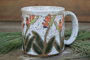 Tropical Bird of Paradise Mug, 18 oz