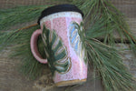 Load image into Gallery viewer, Monstera Madness Carved Travel Mug, 17 oz
