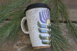 Load image into Gallery viewer, Retro Flower Power Travel Mug, 17 oz
