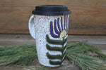 Load image into Gallery viewer, Retro Flower Power Travel Mug, 17 oz
