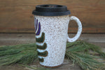 Load image into Gallery viewer, Retro Flower Power Travel Mug, 17 oz
