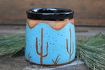 Load image into Gallery viewer, Turquoise Desert Mountain Mug, 15 oz
