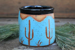 Load image into Gallery viewer, Turquoise Desert Mountain Mug, 15 oz
