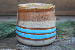 Retro Horizon Sunset Line Mug, 16 oz