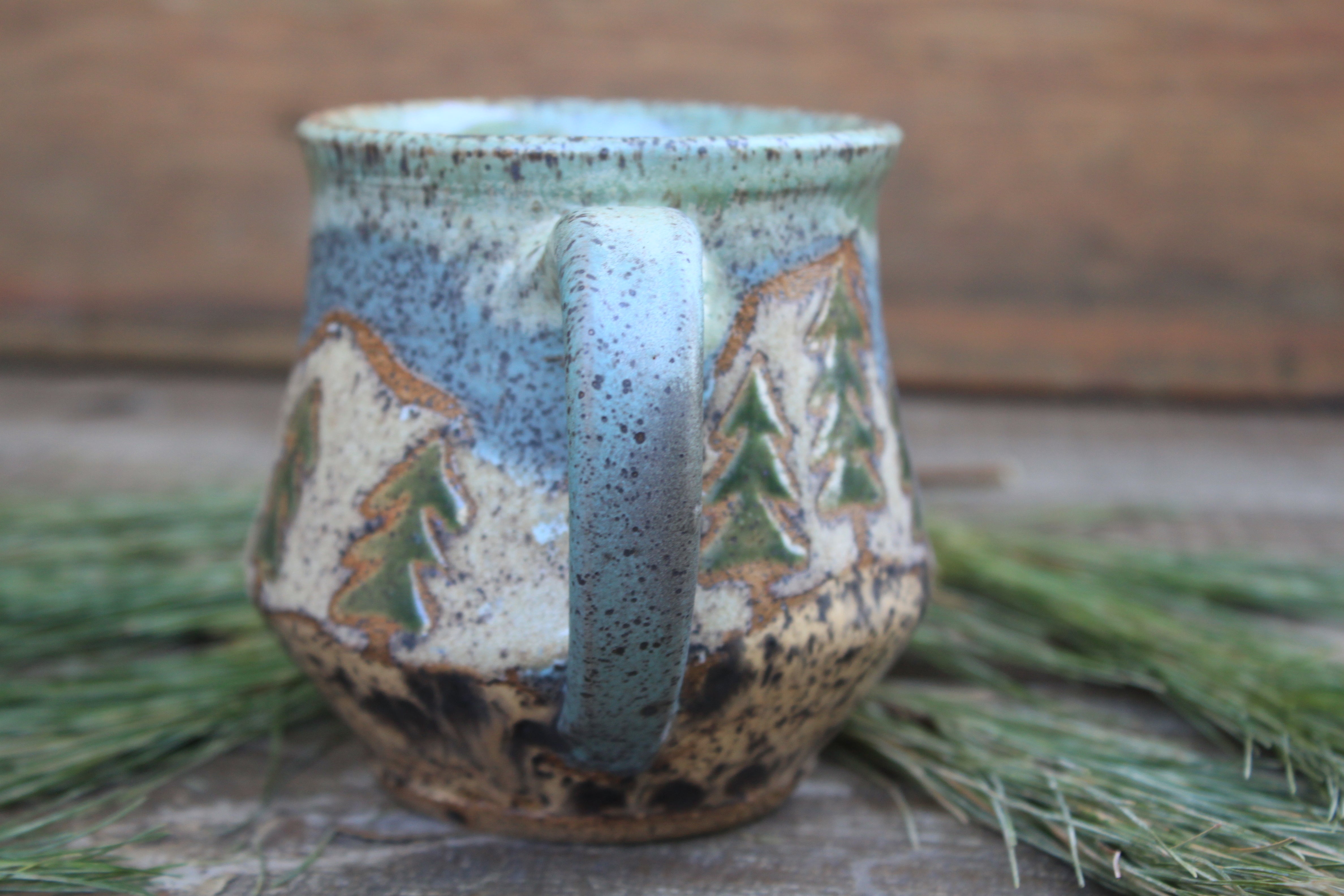 Acadia National Park Stony Coastal Cliffs Mug, 15 oz
