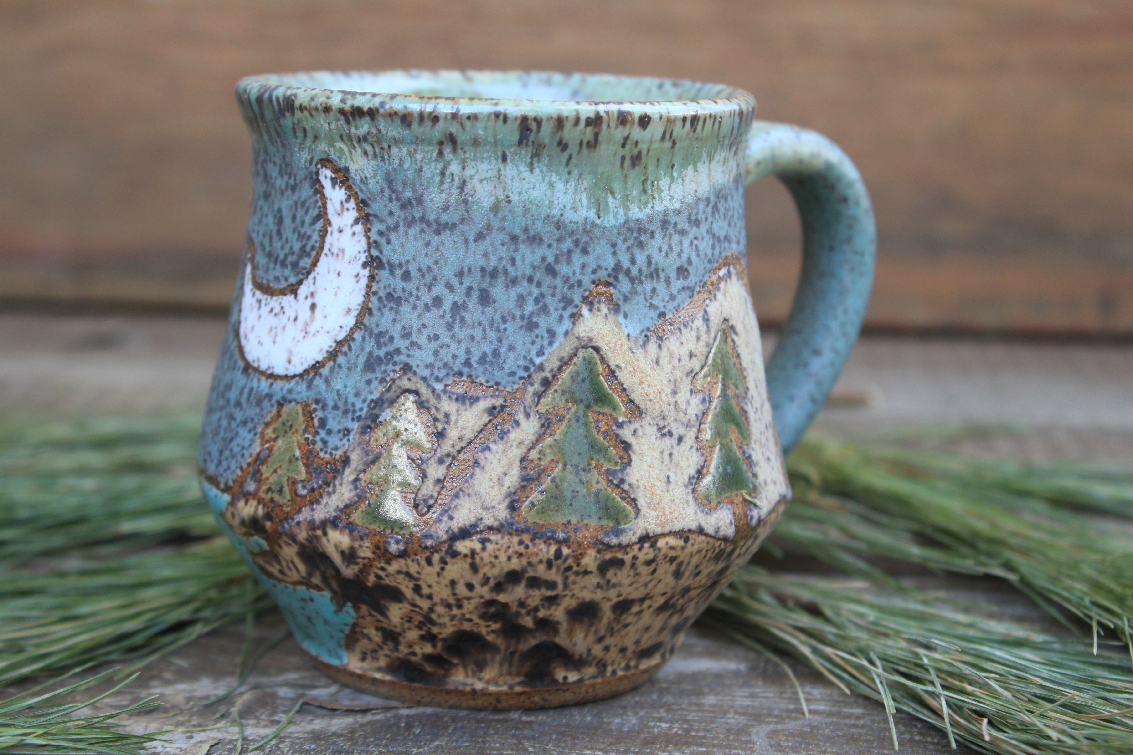 Acadia National Park Stony Coastal Cliffs Mug, 15 oz