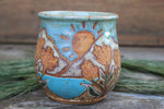 Load image into Gallery viewer, Wildflower Fields and Glacial Lake Days Carved Mug, 16 oz
