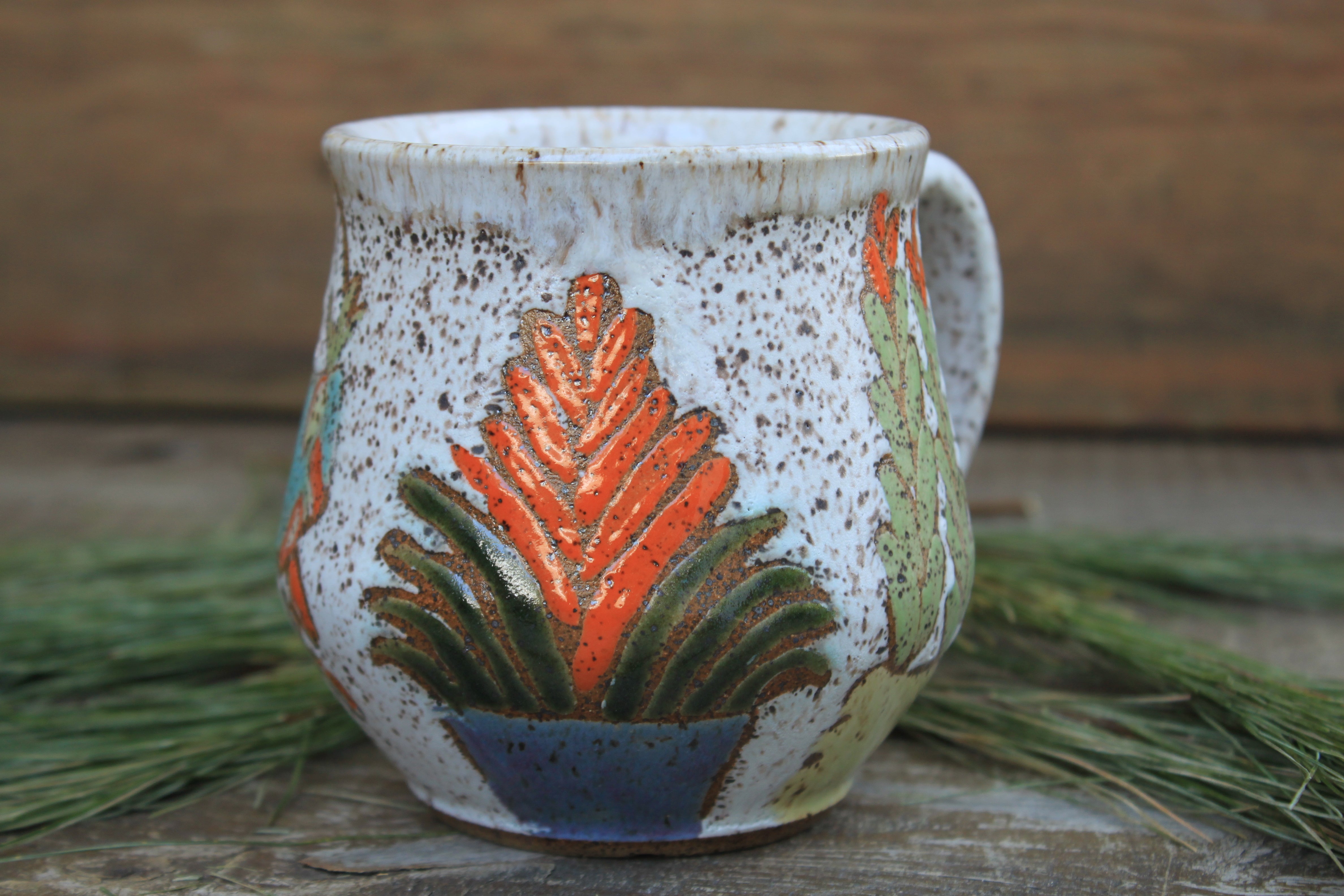 Tropical Houseplant Party Mug, 18 oz