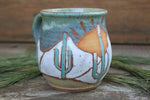 Load image into Gallery viewer, Snowy Desert Mountain Sunset Mug, 18

