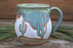 Load image into Gallery viewer, Snowy Desert Mountain Sunset Mug, 18
