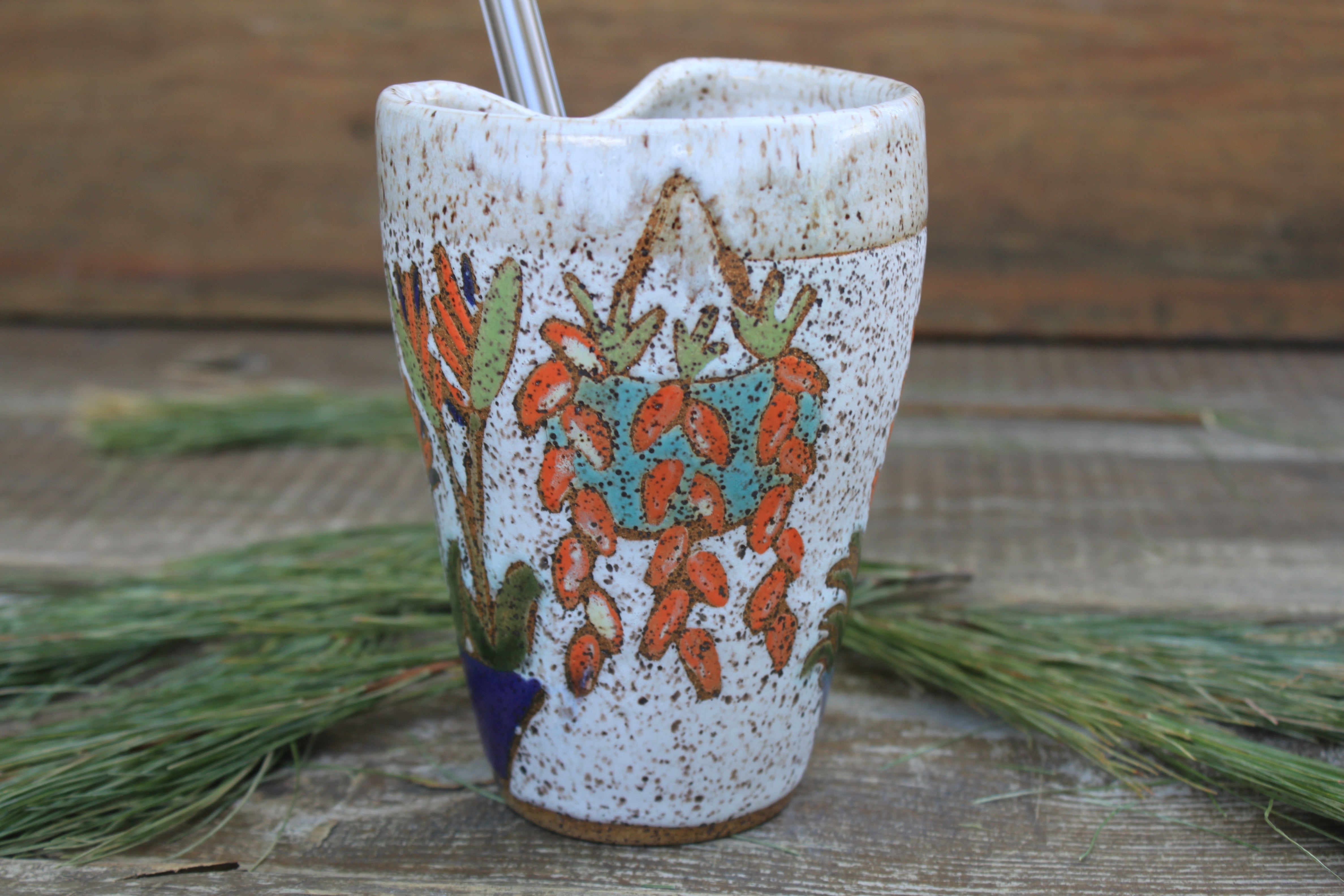 Tropical Houseplant Party Straw Cup, 13 oz