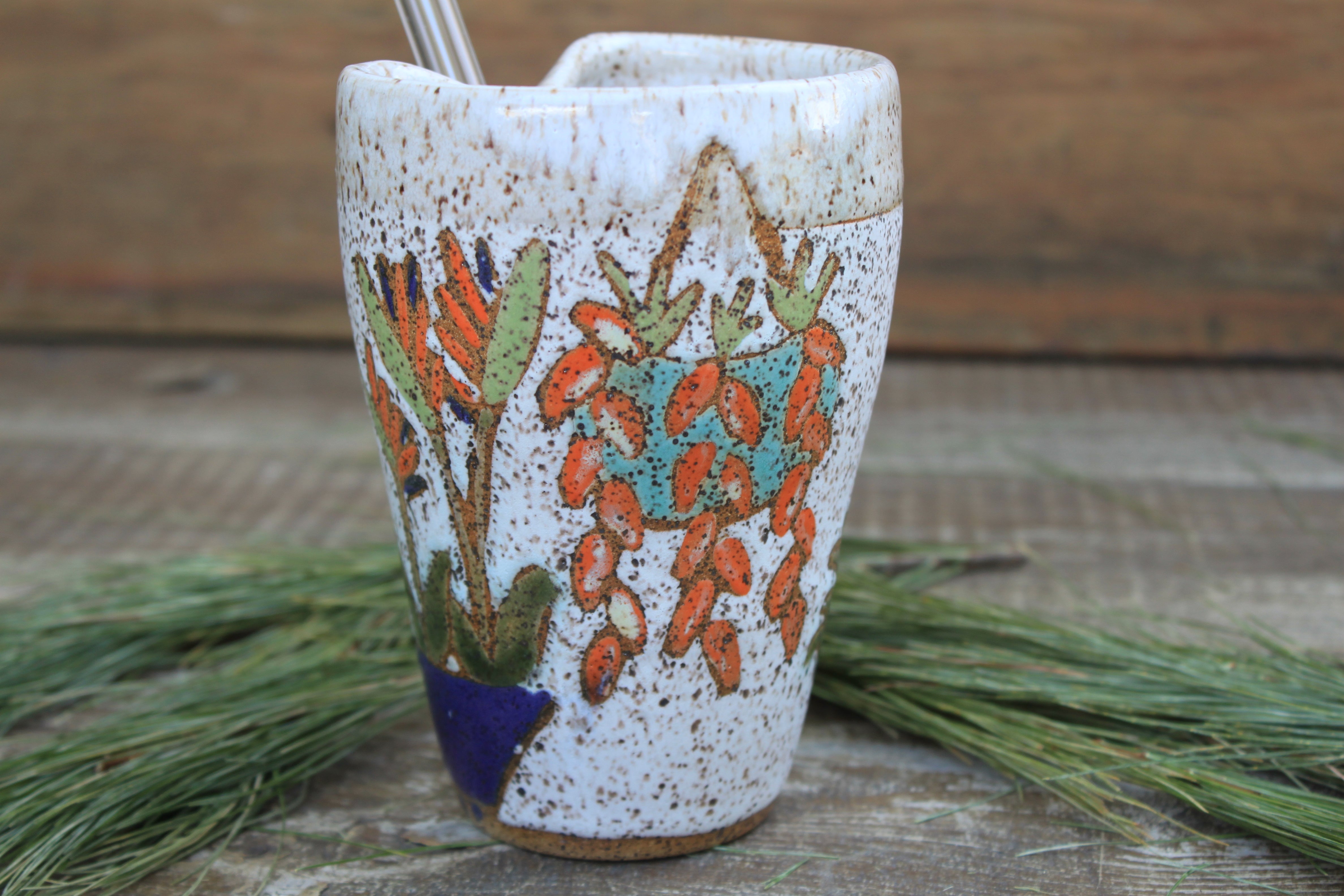 Tropical Houseplant Party Straw Cup, 13 oz