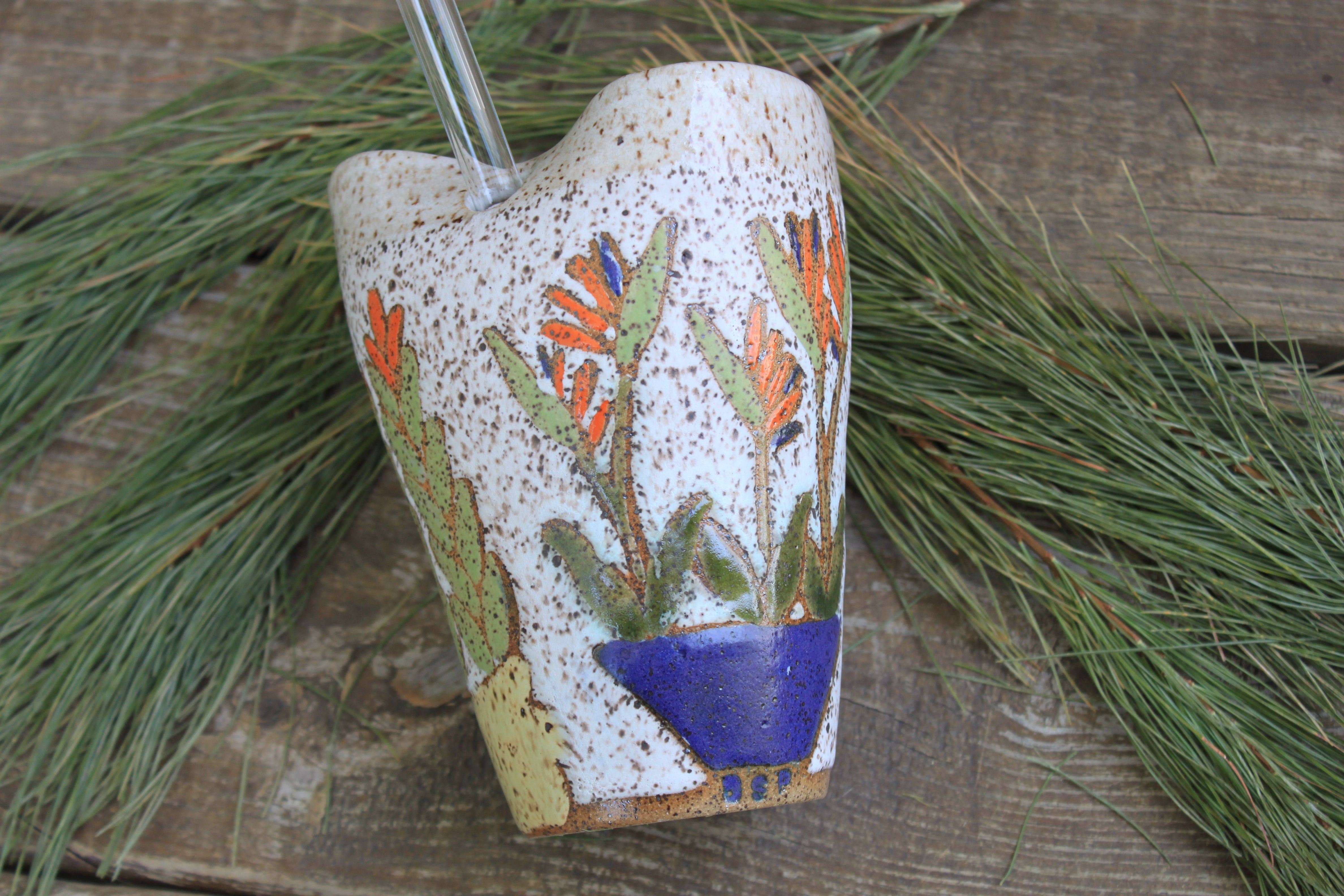 Tropical Houseplant Party Straw Cup, 13 oz