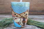 Load image into Gallery viewer, Wildflower Fields and Rolling River Sunset Straw Cup, 15 oz
