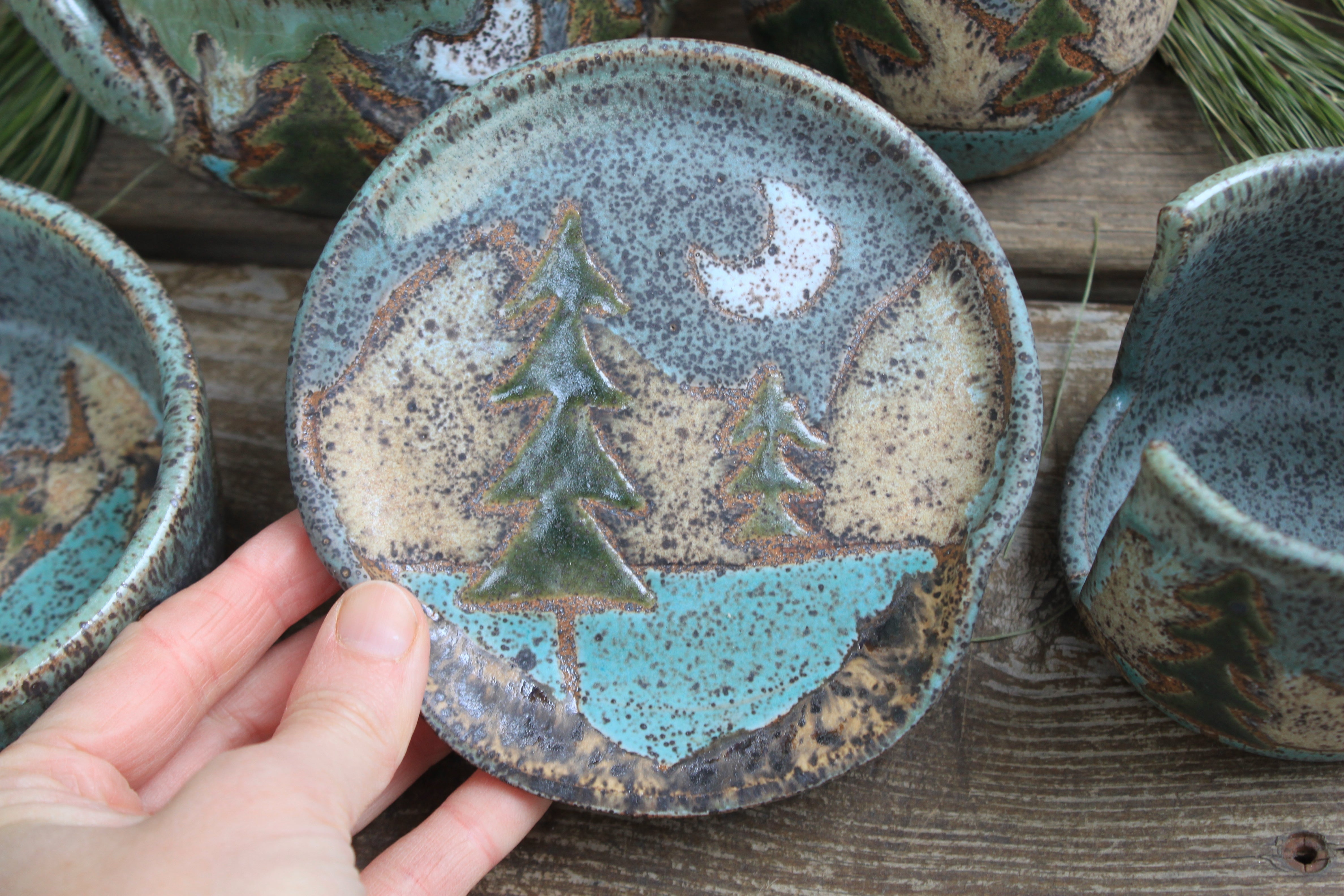 Evergreen Nights Kitchen Counter Collection - Sold Separately