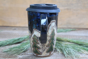 Acadia National Park Coastal Views Carved Handled Travel, 16 oz