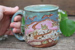 Load image into Gallery viewer, Sand Dune Sunset Carved Mug, 16 oz
