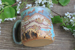 Load image into Gallery viewer, Sand Dune Sunset Carved Mug, 16 oz
