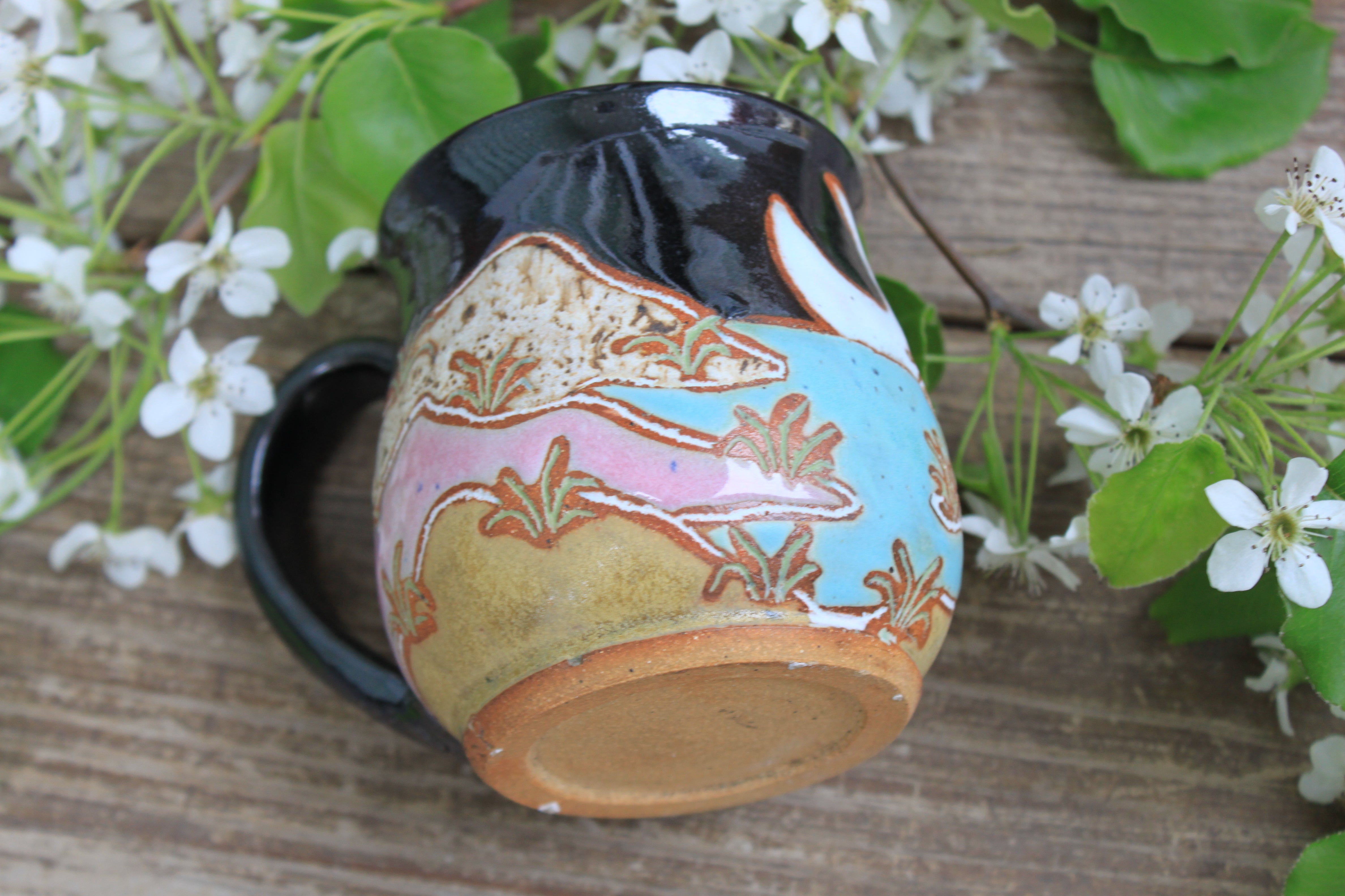 Sand Dune Nights Carved Mug, 16 oz