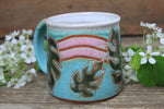 Load image into Gallery viewer, Monstera Madness Carved Mug, 19 oz
