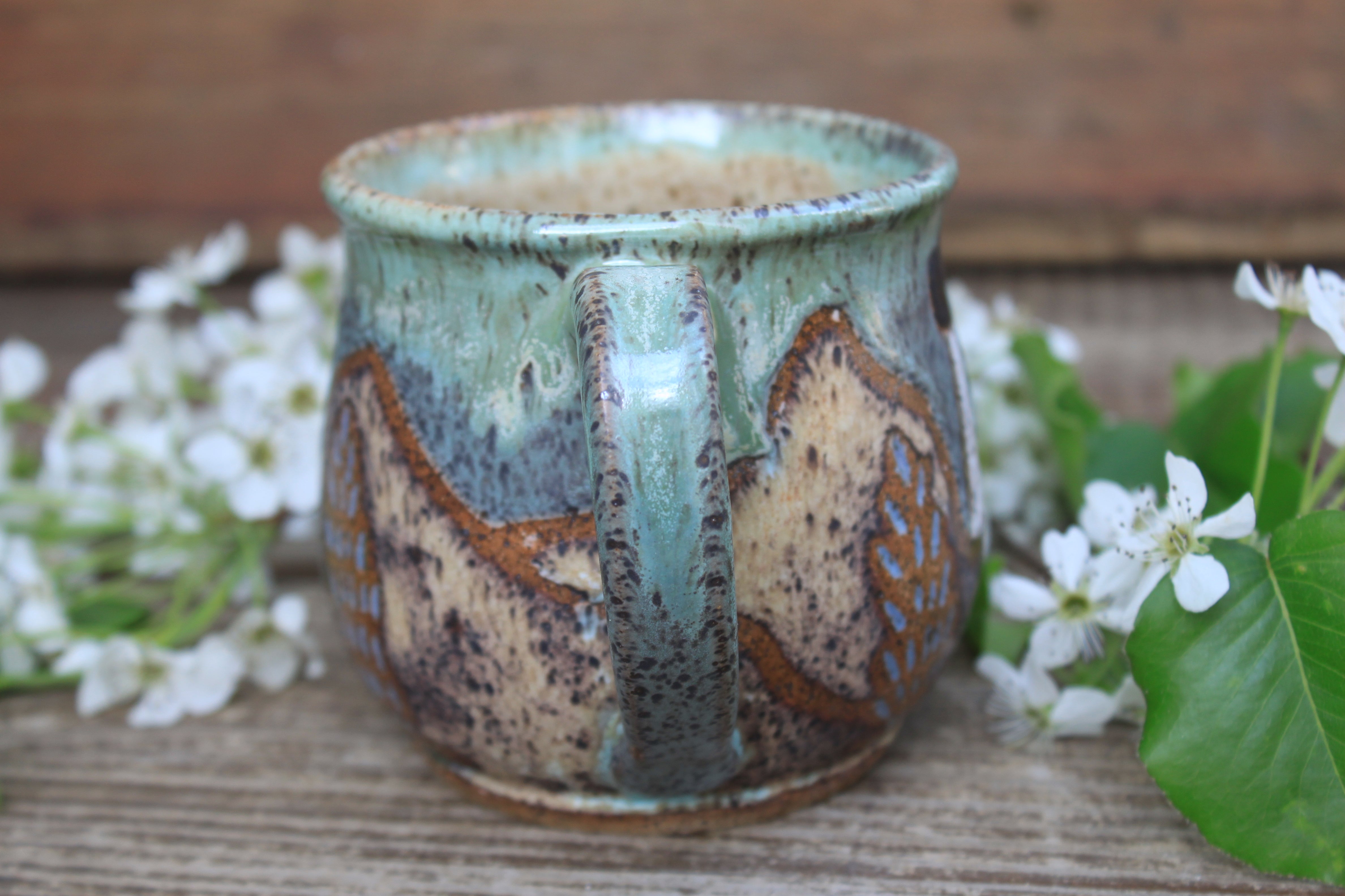 Coastal Lupine Days Mug, 18 oz