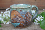 Load image into Gallery viewer, Coastal Lupine Days Mug, 18 oz
