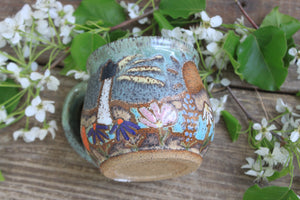 Coastal Wildflower Days Mug, 17 oz