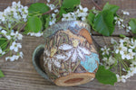 Load image into Gallery viewer, Daffodil Fields and Mountain Lake Carved Mug, 18 oz
