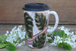 Load image into Gallery viewer, Monstera Madness Travel Mug, 18 oz
