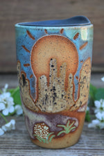 Load image into Gallery viewer, Butte-iful Spring Days Handled Travel Mug, 17 oz
