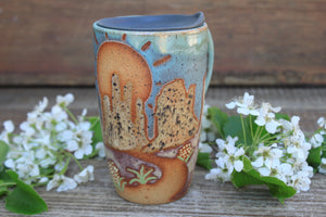 Butte-iful Spring Days Handled Travel Mug, 17 oz