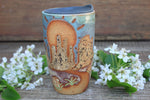 Load image into Gallery viewer, Butte-iful Spring Days Handled Travel Mug, 17 oz

