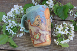 Butte-iful Spring Days Handled Travel Mug, 17 oz