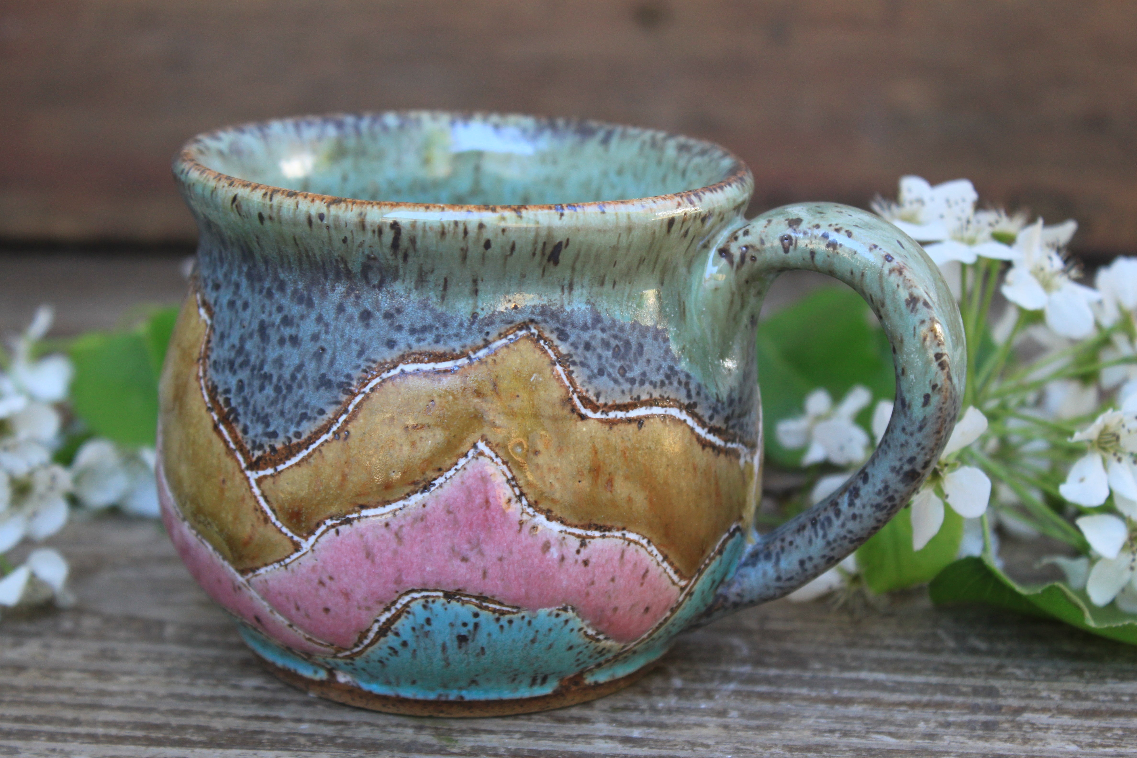 Seconds Sale! Distant High Peaks Mug, 14 oz