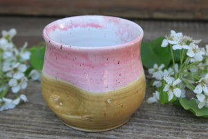 Thumbprint Cup, Honey Gold and Blush, 15 oz