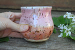 Load image into Gallery viewer, Thumbprint Cup, Blush and Coral, 13 oz
