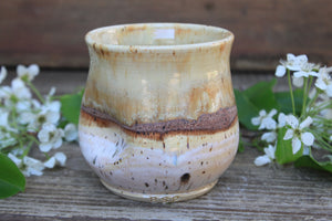 Thumbprint Cup, Glossy Bonfire Blaze, 15 oz
