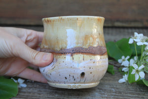Thumbprint Cup, Glossy Bonfire Blaze, 15 oz